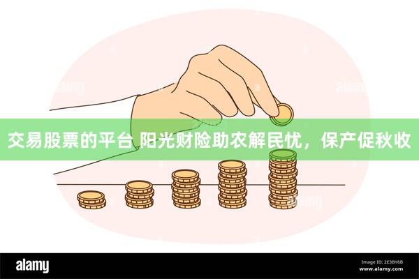 交易股票的平台 阳光财险助农解民忧，保产促秋收
