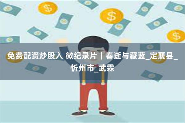 免费配资炒股入 微纪录片｜春逝与藏蓝_定襄县_忻州市_武霖