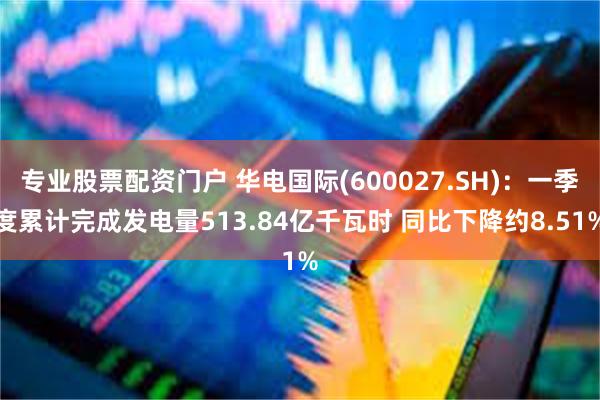 专业股票配资门户 华电国际(600027.SH)：一季度累计完成发电量513.84亿千瓦时 同比下降约8.51%