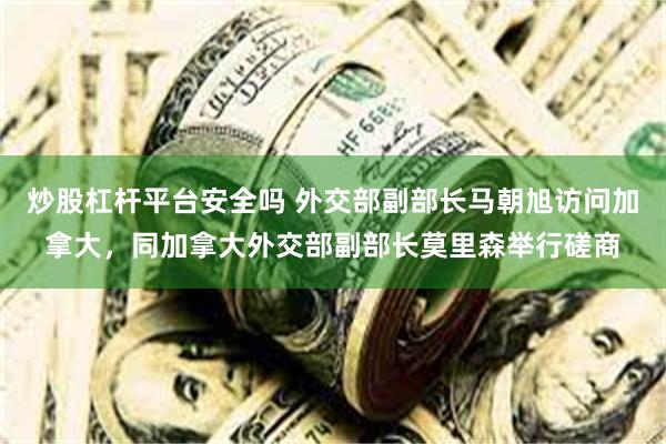 炒股杠杆平台安全吗 外交部副部长马朝旭访问加拿大，同加拿大外交部副部长莫里森举行磋商